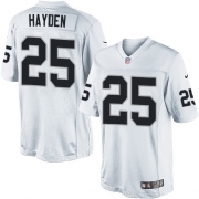 Men's Nike Oakland Raiders 25 D.J.Hayden Limited White NFL Jersey