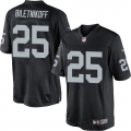 Men's Nike Oakland Raiders 25 Fred Biletnikoff Limited Black Team Color NFL Jersey