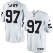 Men's Nike Oakland Raiders 97 Andre Carter Limited White NFL Jersey