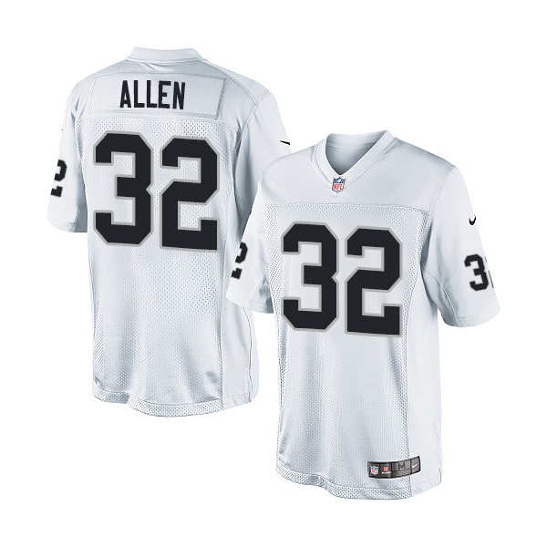 Men's Nike Oakland Raiders 32 Marcus Allen Limited White NFL Jersey