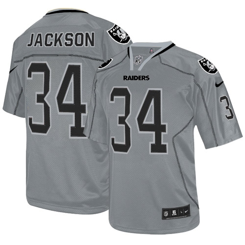 Raiders 34 Bo Jackson Baseball Style Jersey. S.M.L.XL.2X.3X for