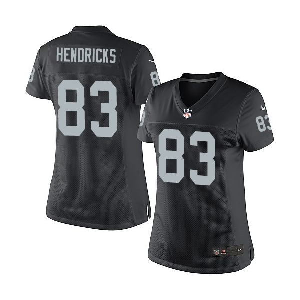 Women's Nike Oakland Raiders 83 Ted Hendricks Limited Black Team Color 